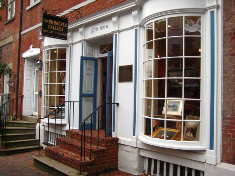 Front of Gallery Principle Gallery Old Town Alexandria