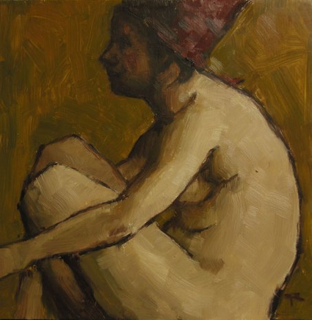 Sitting-Nude