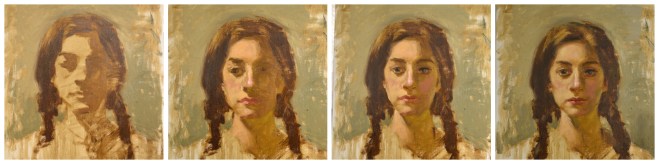 Teresa's work develops over 25 minute intervals.