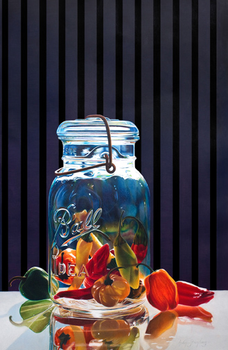 Arlene_Steinberg-Salsa-28x18-C_pencil_water_wax_crayon72