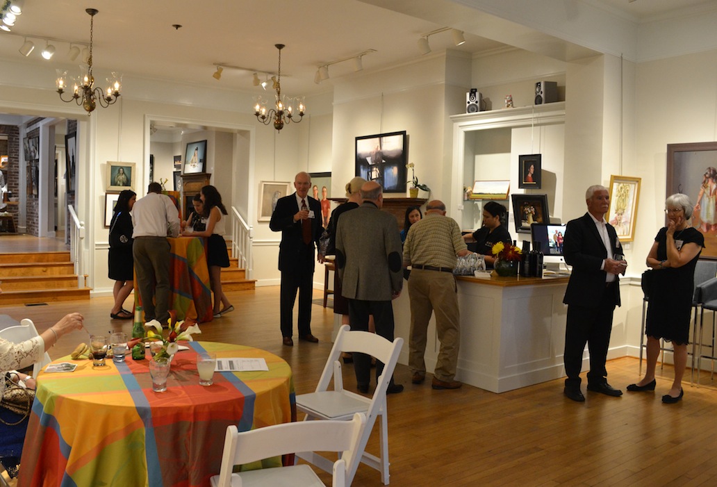 Front of gallery rehearsal dinner