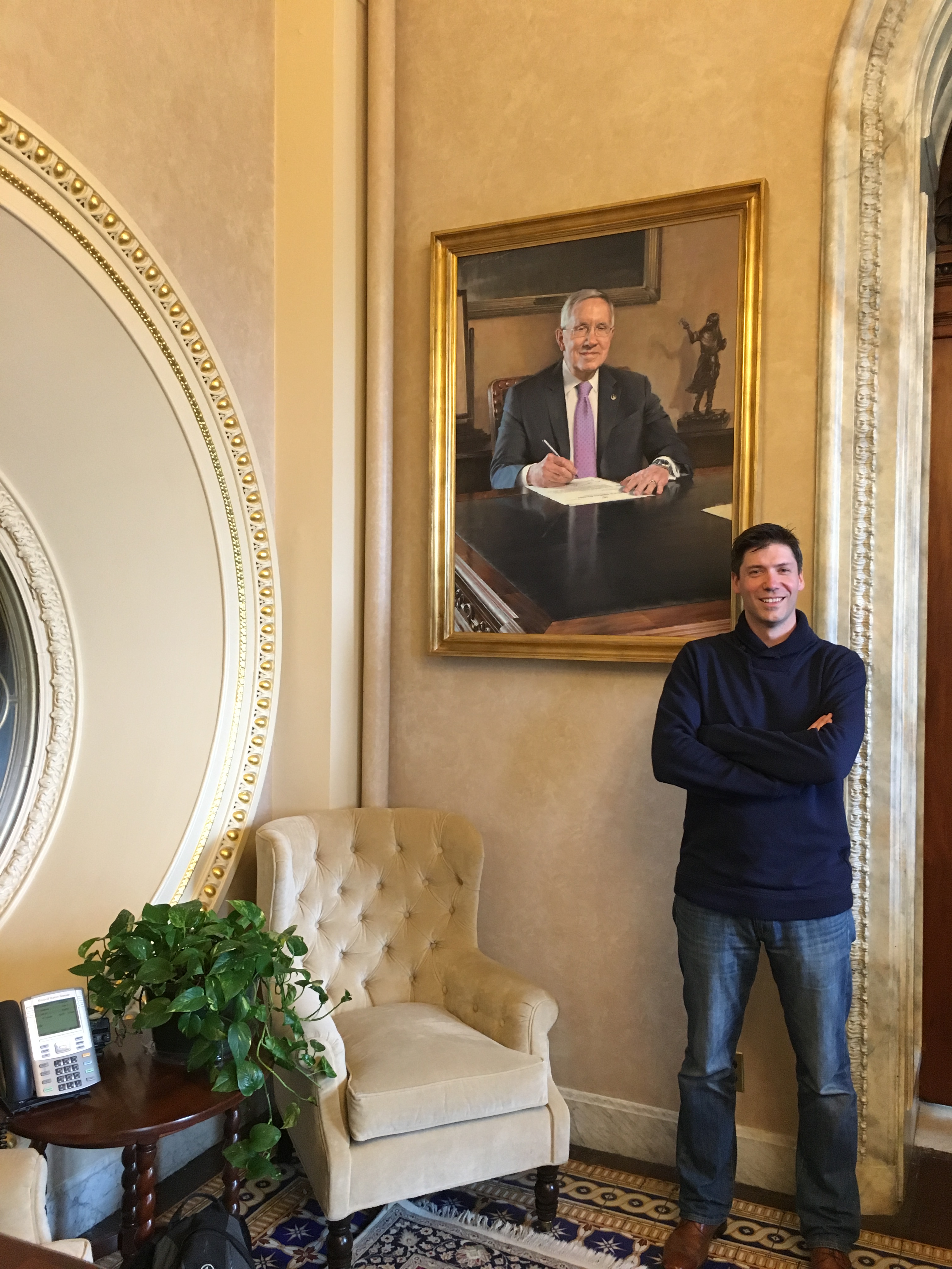 Me Reid ptg Schumer Office